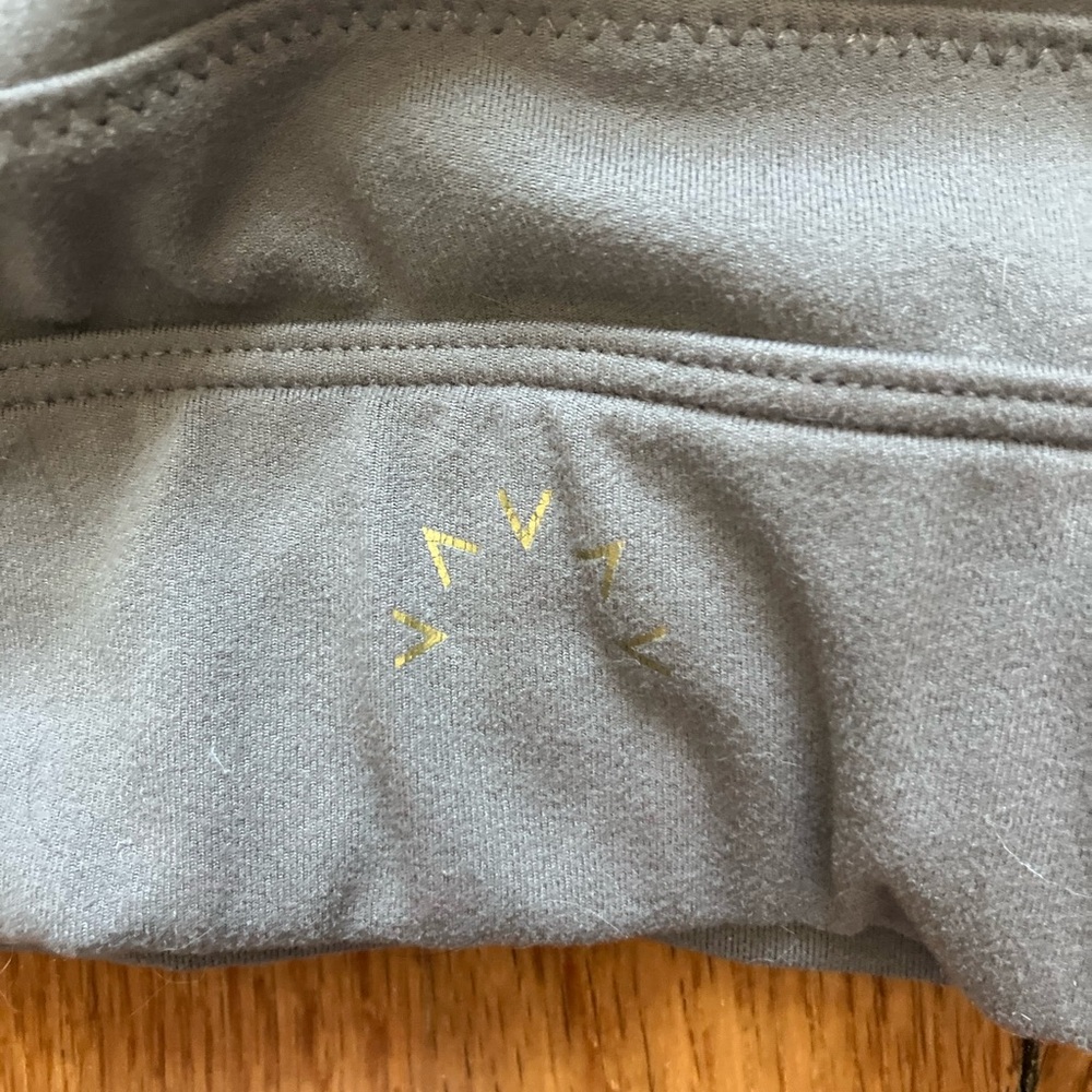Varley Grey Strappy Bralette/ Sports Bra, “Let’s Move Irena Bra” - Picture 4 of 6